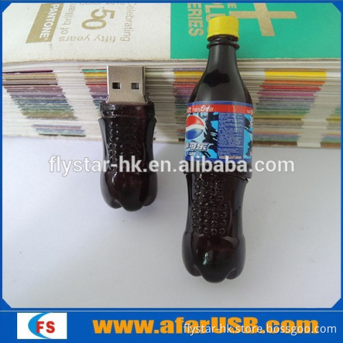 Factory wholesale plastic coco cola usb flash drive 4gb 8gb 16gb usb with high speed